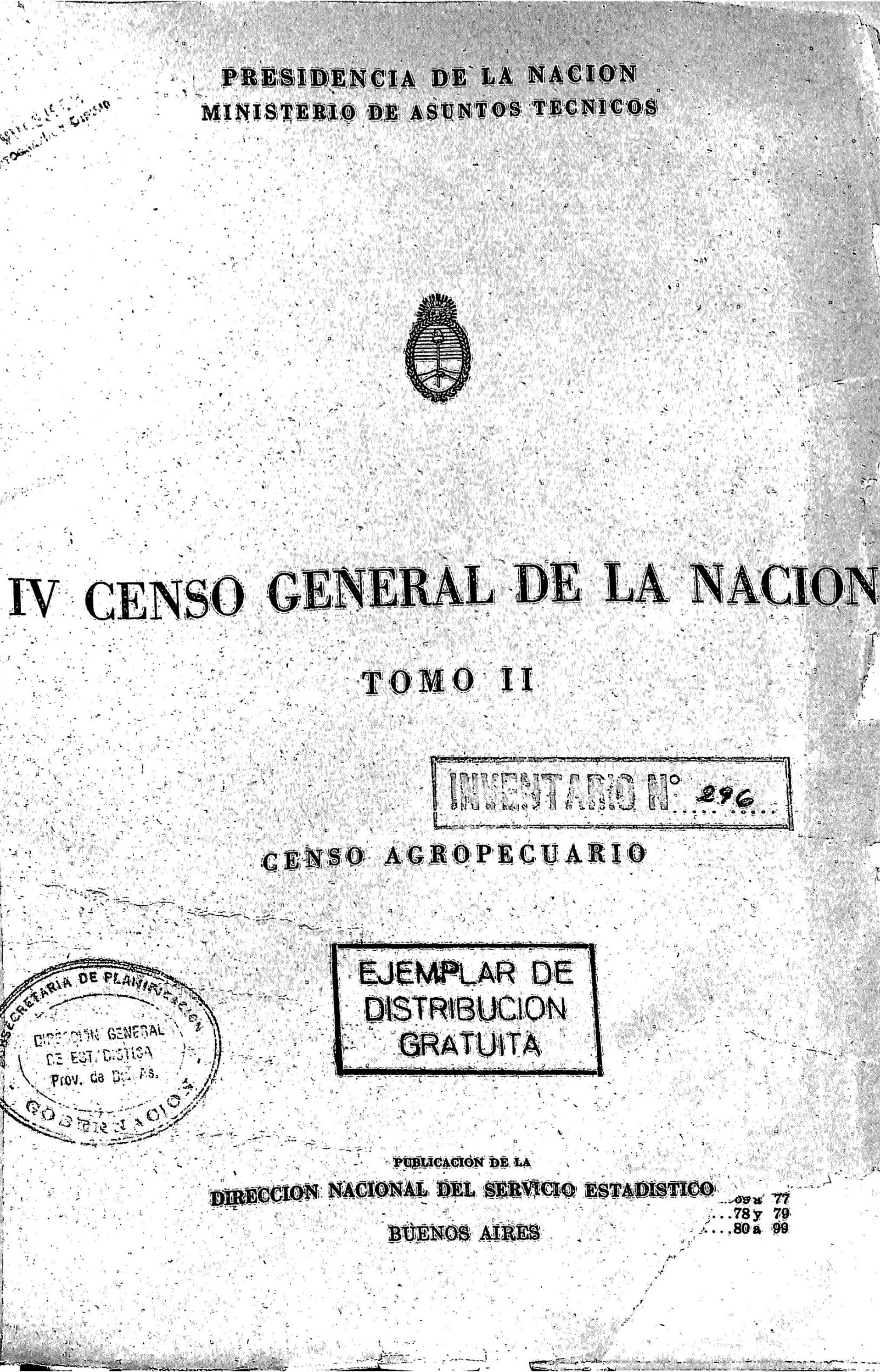 Censo Nacional 1881 General